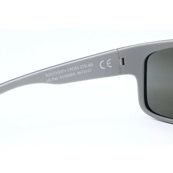 Maui Jim Southern Cross MJ 815-53B Wrap Sunglasses Gray Polarized Lens 63mm (B)